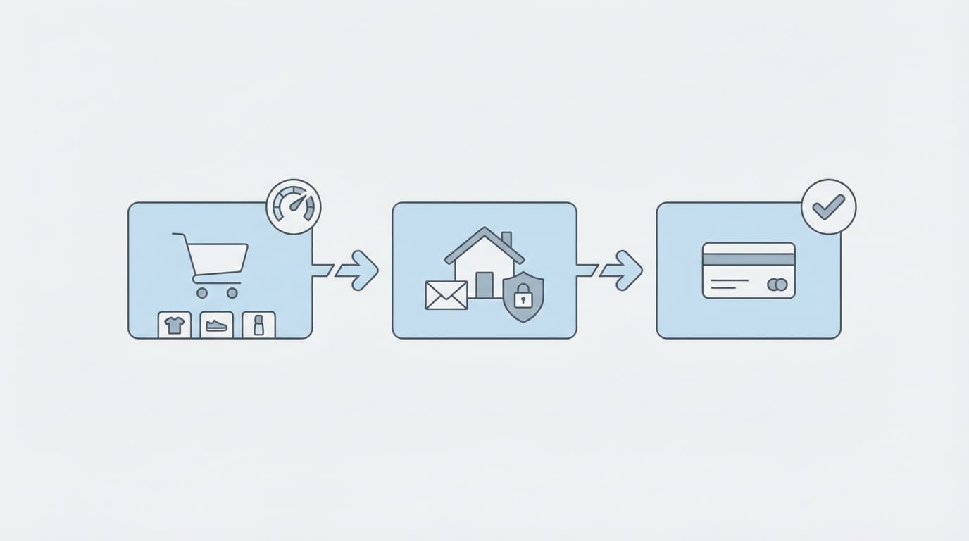 تصوير مبسط لتجربة الدفع على الجوال وتقليل خطوات الشراء