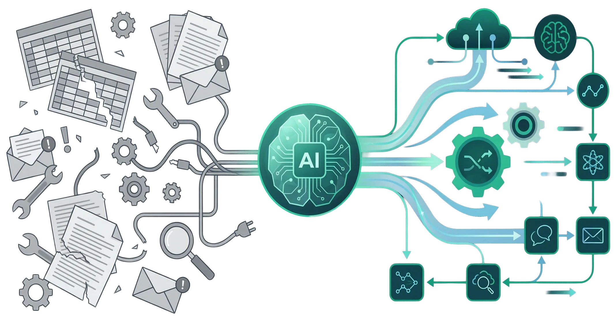AI automation through intelligent robotic process automation