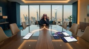 صانع قرار أعمال سعودي يقارن بين MVP وإصدار كامل مع شركة تطوير تطبيقات في بيئة تنفيذ تطبيقات الجوال